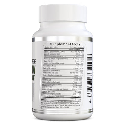 Lista de ingredientes del multivitamínico Herbolab detallada