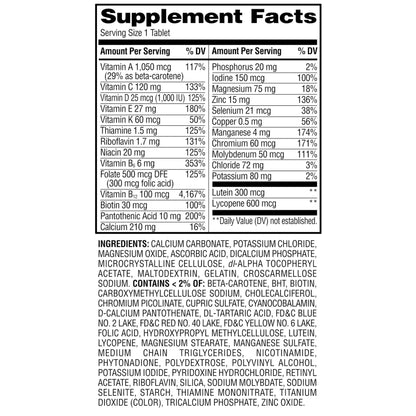 Lista de ingredientes naturales Equate