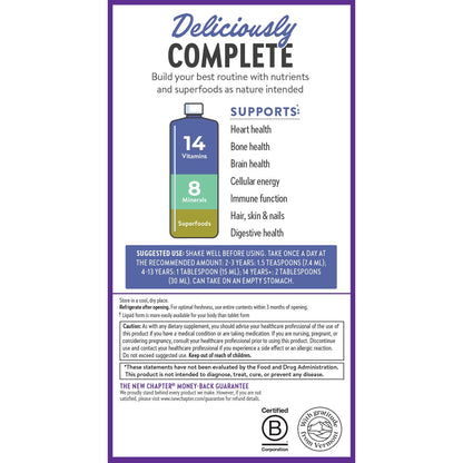 Lista de soporte de salud New Chapter Multivitamínico
