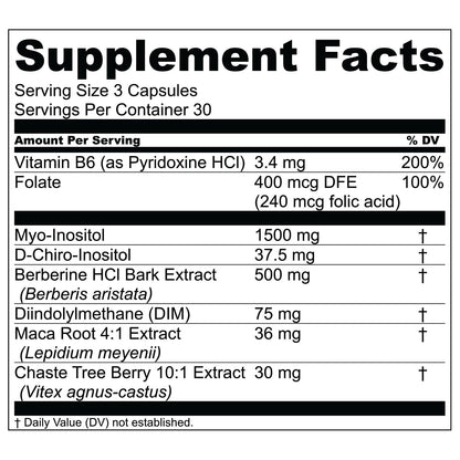 Live Conscious Beyond Hormone suplemento con DIM y maca
