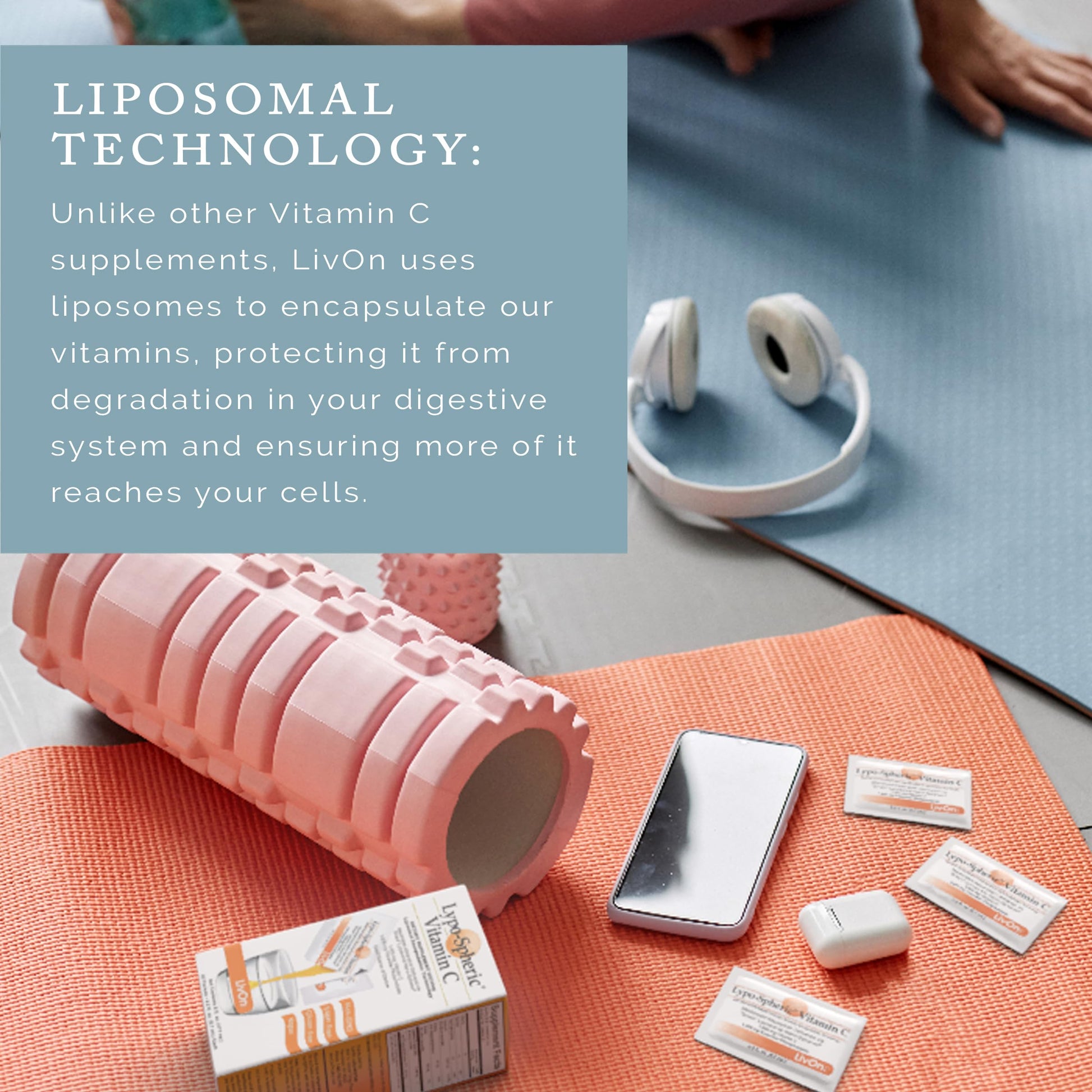 LivOn Laboratories suplemento vitamina c liposomal en sobres