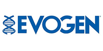 Logo de Evogen en color azul