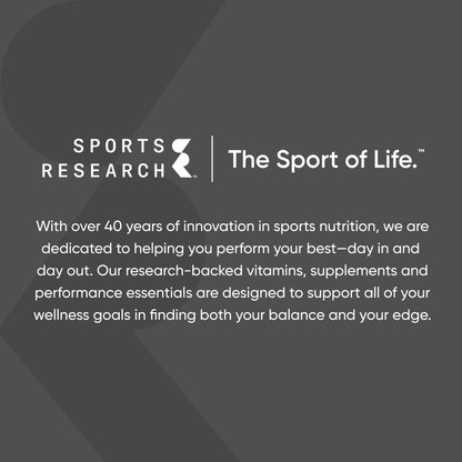 Logo Sports Research producto vitamina D3 5000 UI con aceite de coco