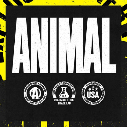 Logos de calidad y manufactura del Animal Pak.