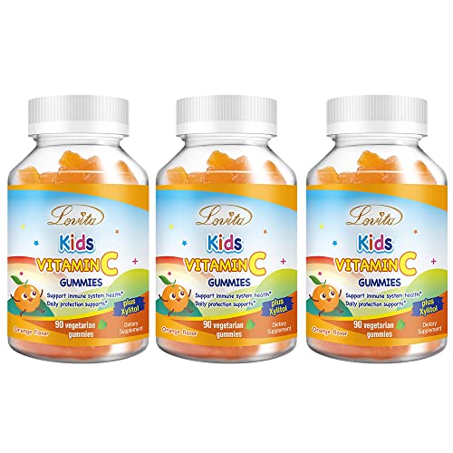 Lovita gomitas vitamina c veganas para niños 90 piezas