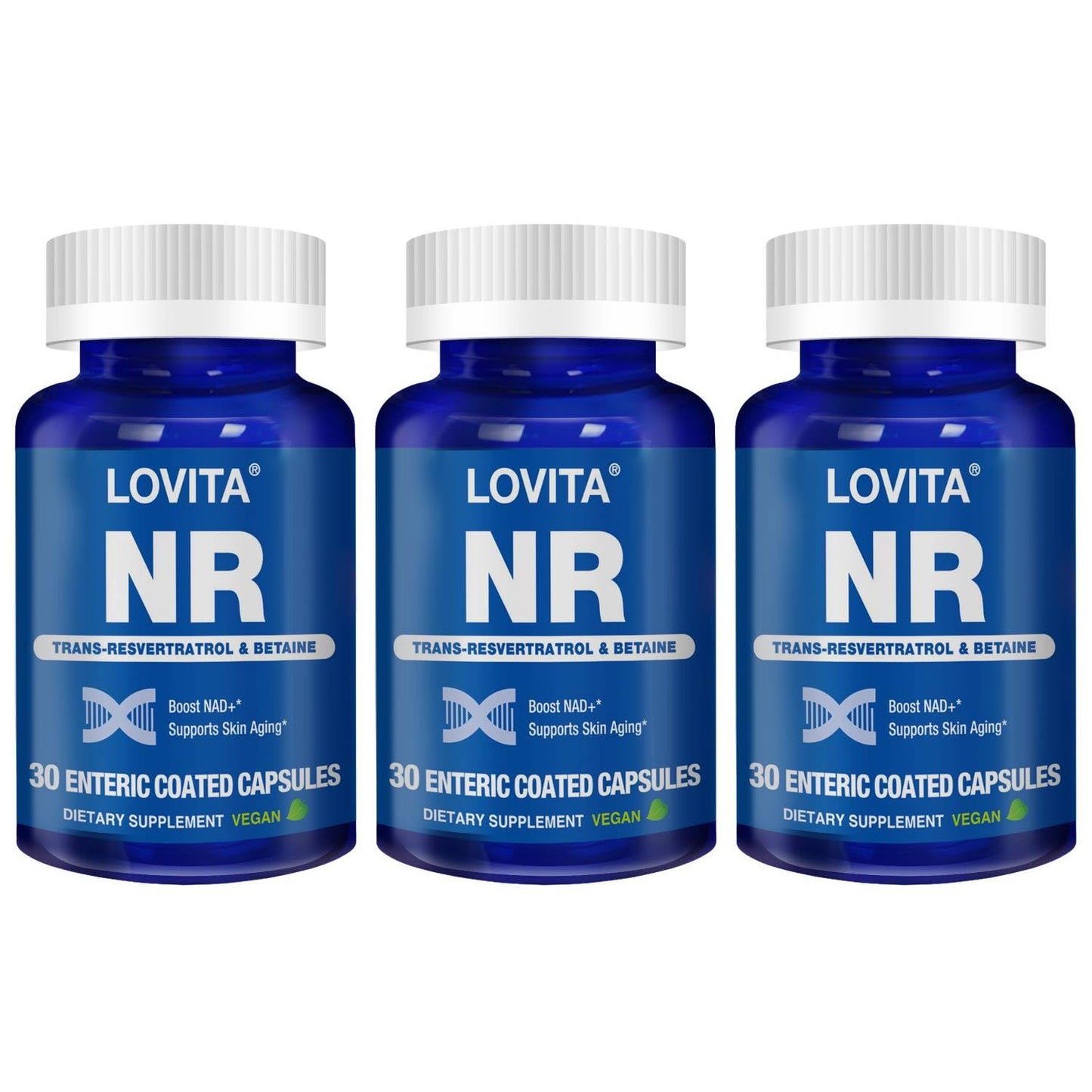 Paquete Lovita NR Ribósido de Nicotinamida 350 mg 30 cápsulas