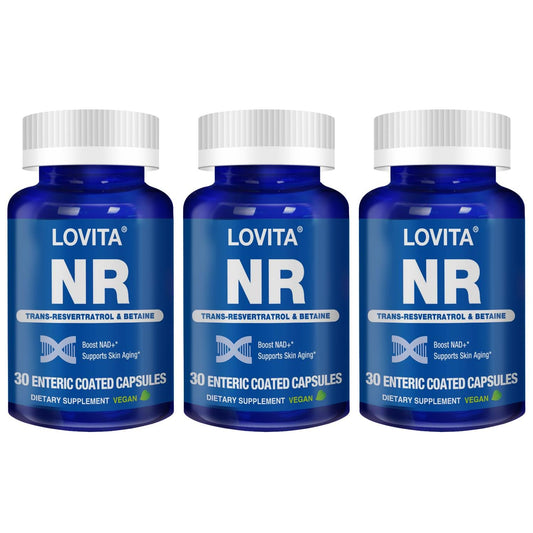 Paquete Lovita NR Ribósido de Nicotinamida 350 mg 30 cápsulas