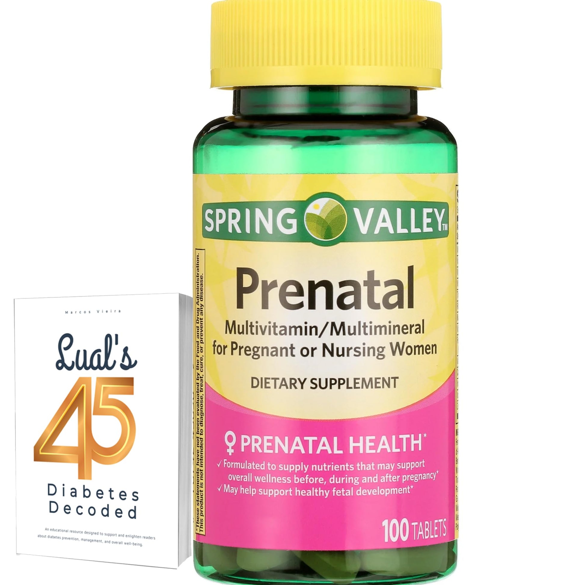 LUAL Spring Valley vitaminas prenatales para mujeres embarazadas