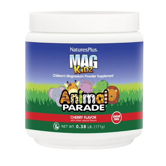 Suplemento magnesio para niños MagKidz sabor cereza polvo