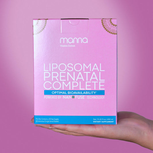 Manna vitaminas prenatales liposomales líquido 30 días