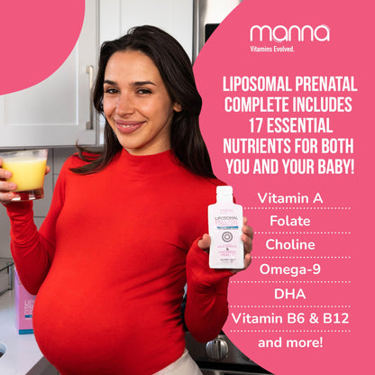 Manna vitaminas para todas etapas del embarazo sin náuseas