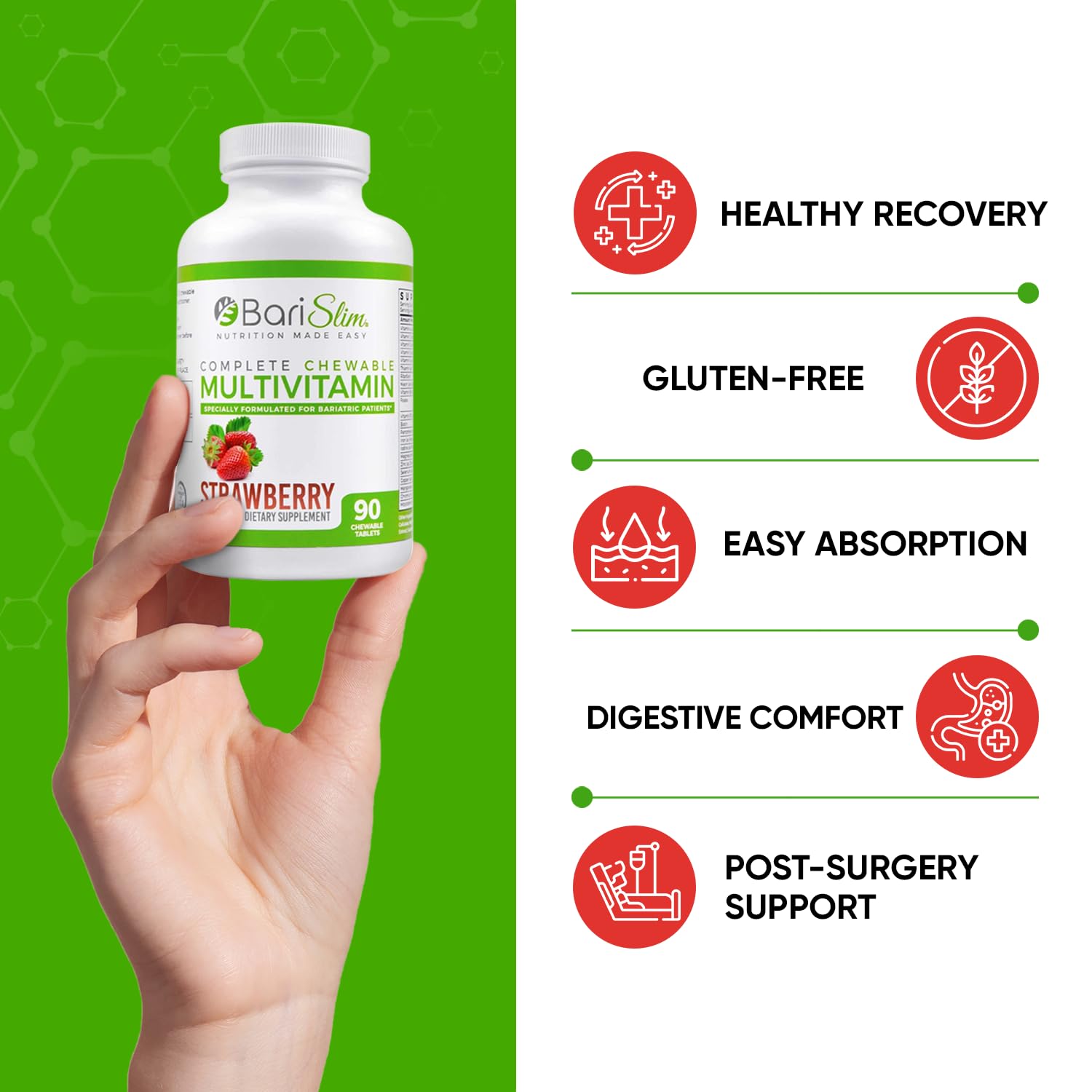 Marca BariSlim confiable para suplementos post bypass