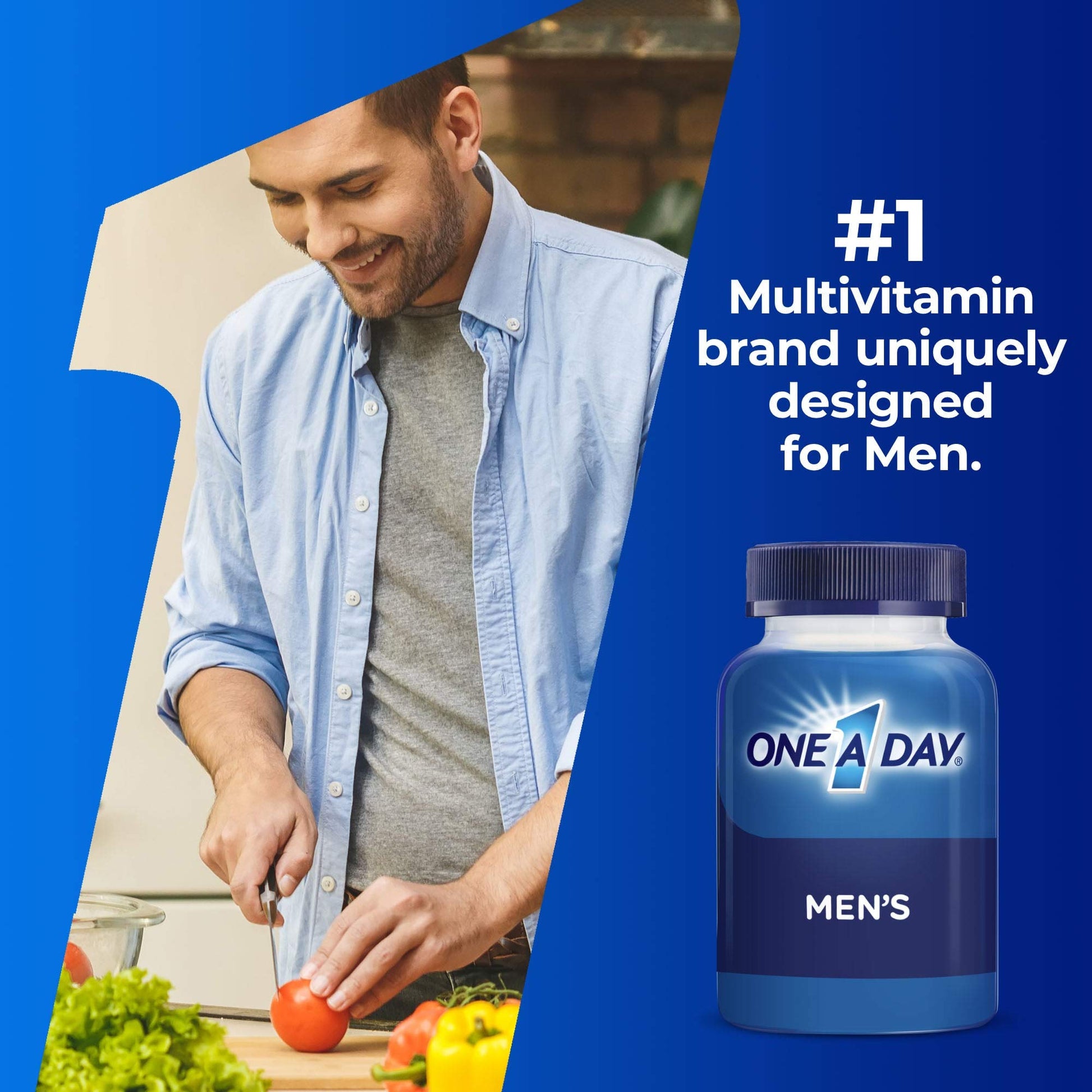 Marca multivitamínica única para hombres One A Day