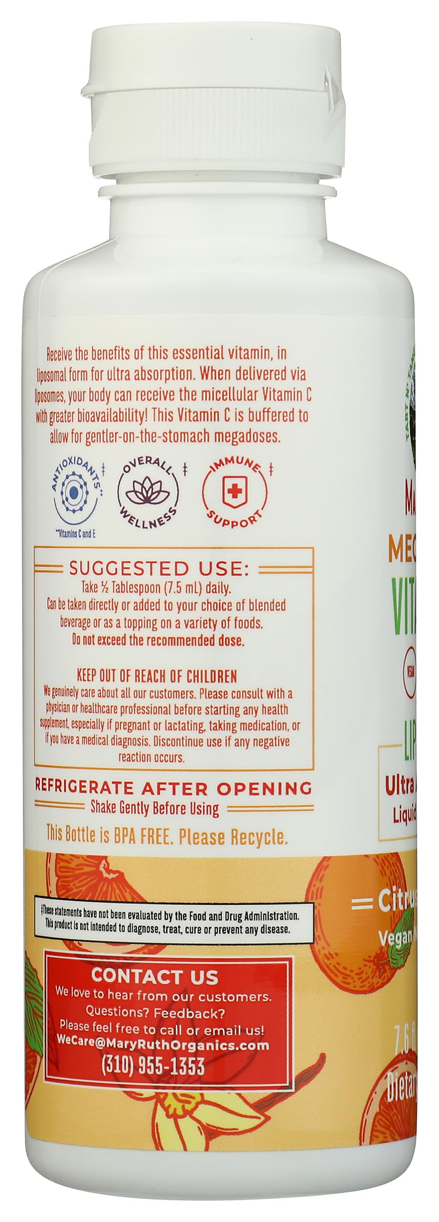 Mary Ruth organics liposomal vitamin container