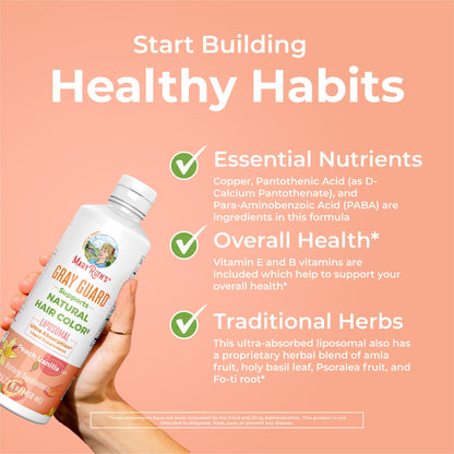 MaryRuth Organics Gray Guard ingredientes cobre y hierbas naturales