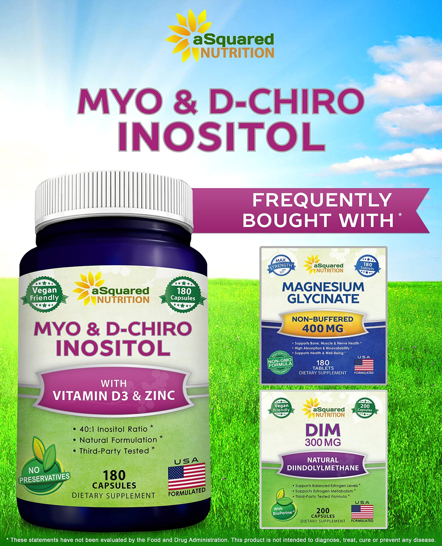Más detalles aSquared Nutrition inositol suplemento
