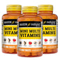 Botella Mason Natural Mini Multivitaminas 300 Días