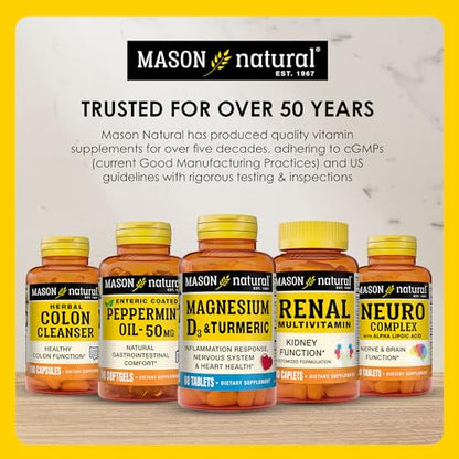 Mason Natural suplemento vitamina a para salud visual e inmunidad