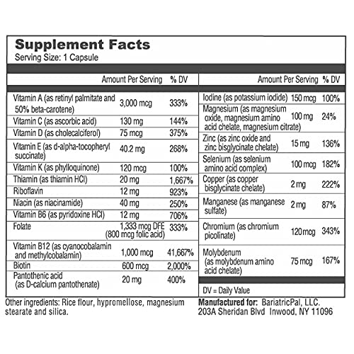 Masticables calcio 500mg con probióticos BariatricPal sabor uva