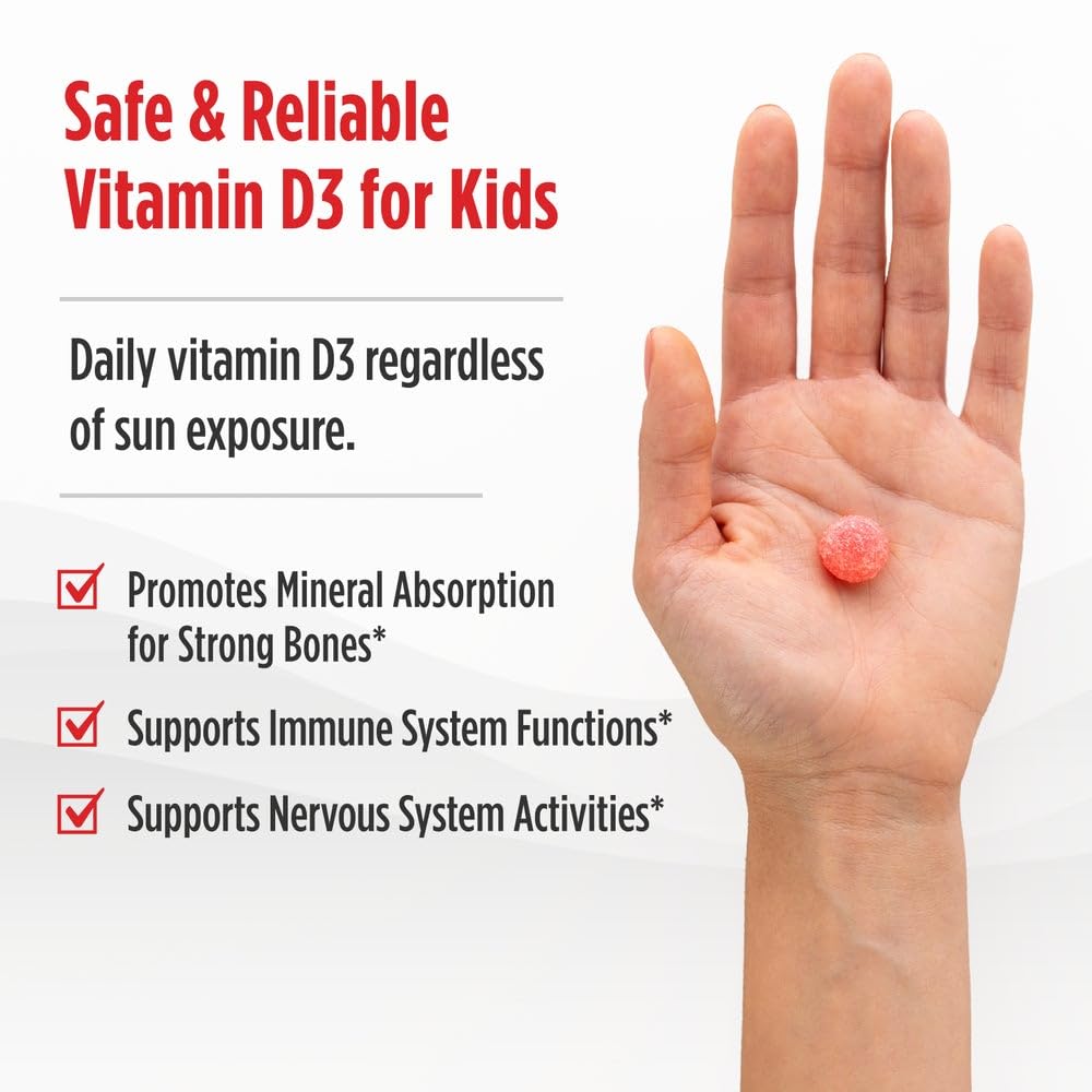 Material promocional Nordic Naturals vitamina d3 para niños