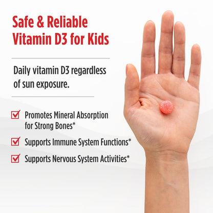 Material promocional Nordic Naturals vitamina d3 para niños