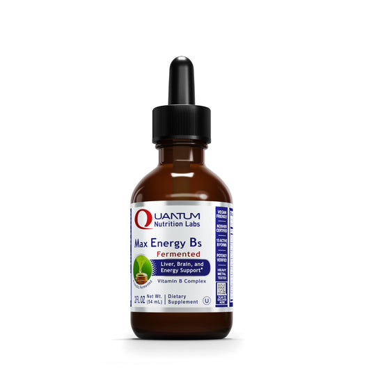 Max Energy B Quantum Nutrition suplemento vitamina b gotas líquidas