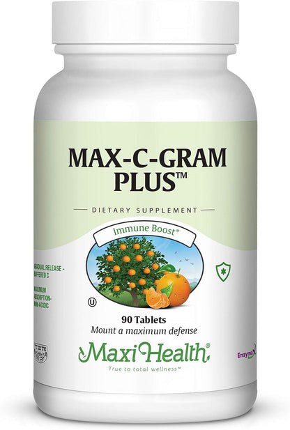 Maxi Health Max C Gram Plus frasco 90 tabletas