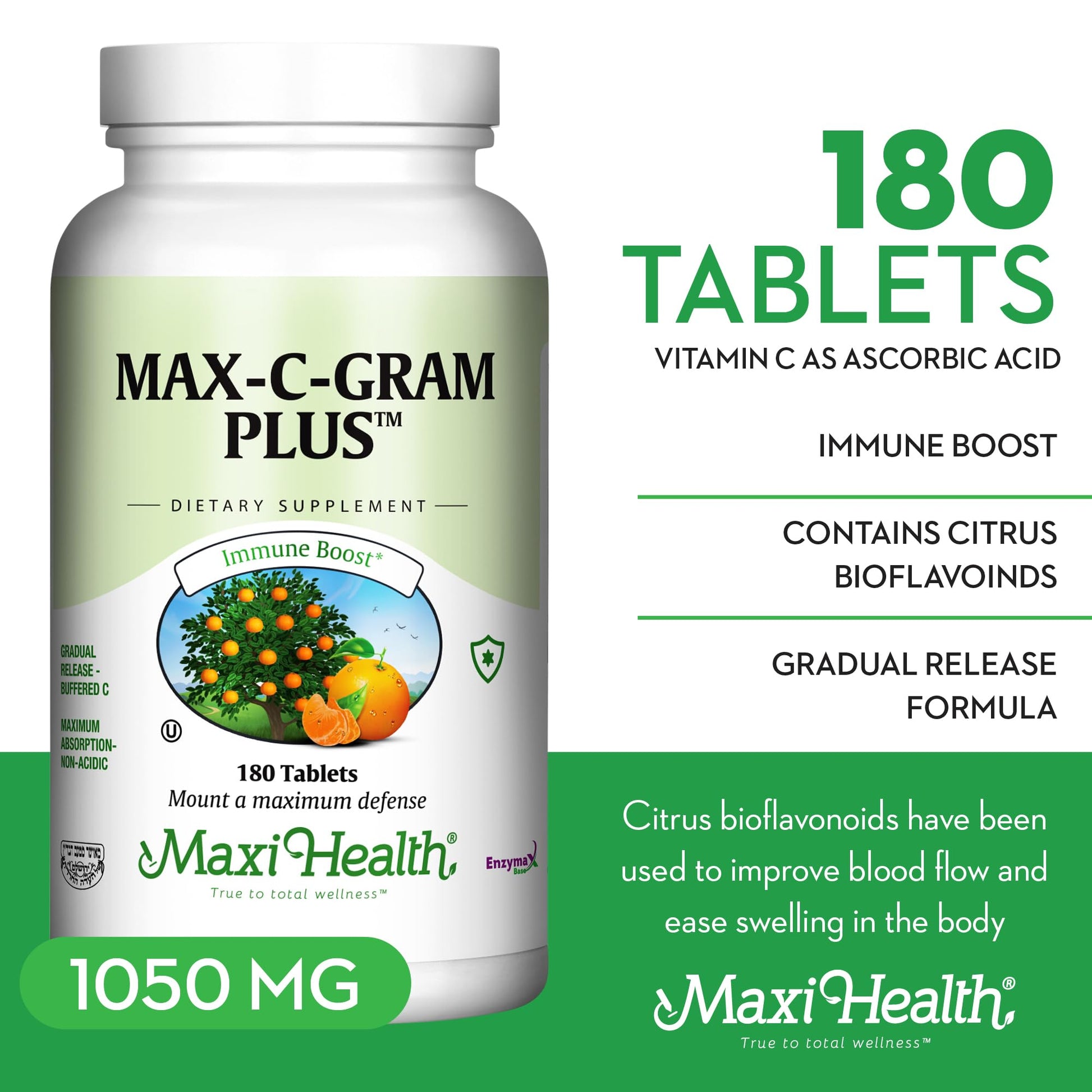 Maxi Health Max C suplemento vitamina C protección celular