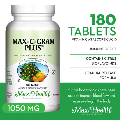 Maxi Health Max C suplemento vitamina C protección celular