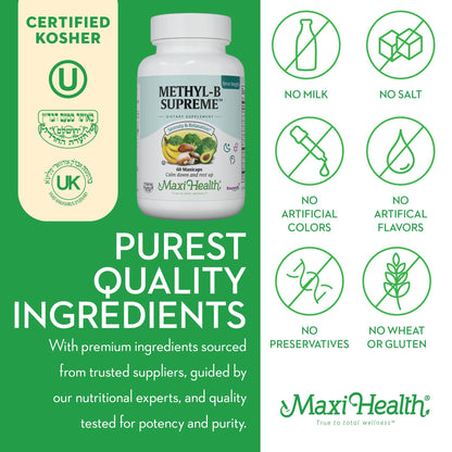 Maxi Health Methyl-B Supreme: vitamina B completa