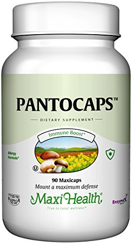 Caja Maxi Health Pantocaps con 90 cápsulas vitamina B5 ácido pantoténico