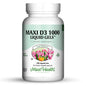 Maxi Health Vitamina D3 1000 UI cápsulas blandas paquete