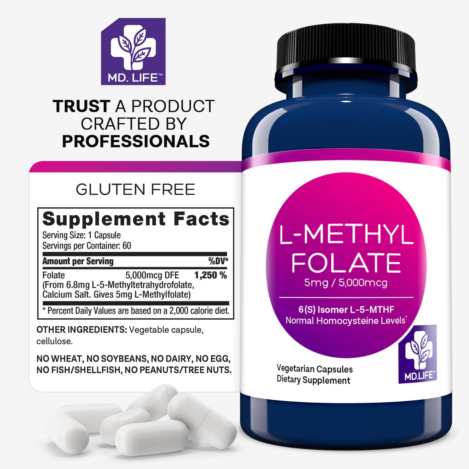 MD Life L-Metilfolato envase cerrado