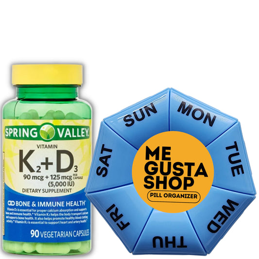 ME GUSTA SHOP cápsulas vitamina K2 y D3 90 unidades