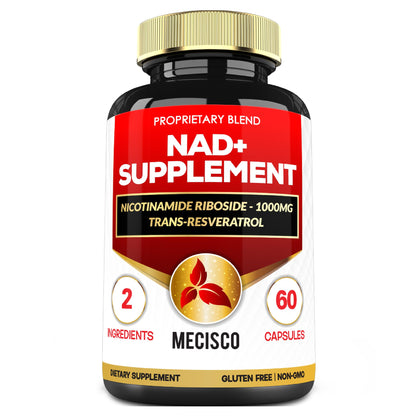 Mecisco suplemento NAD+ 2en1 botella 60 cápsulas