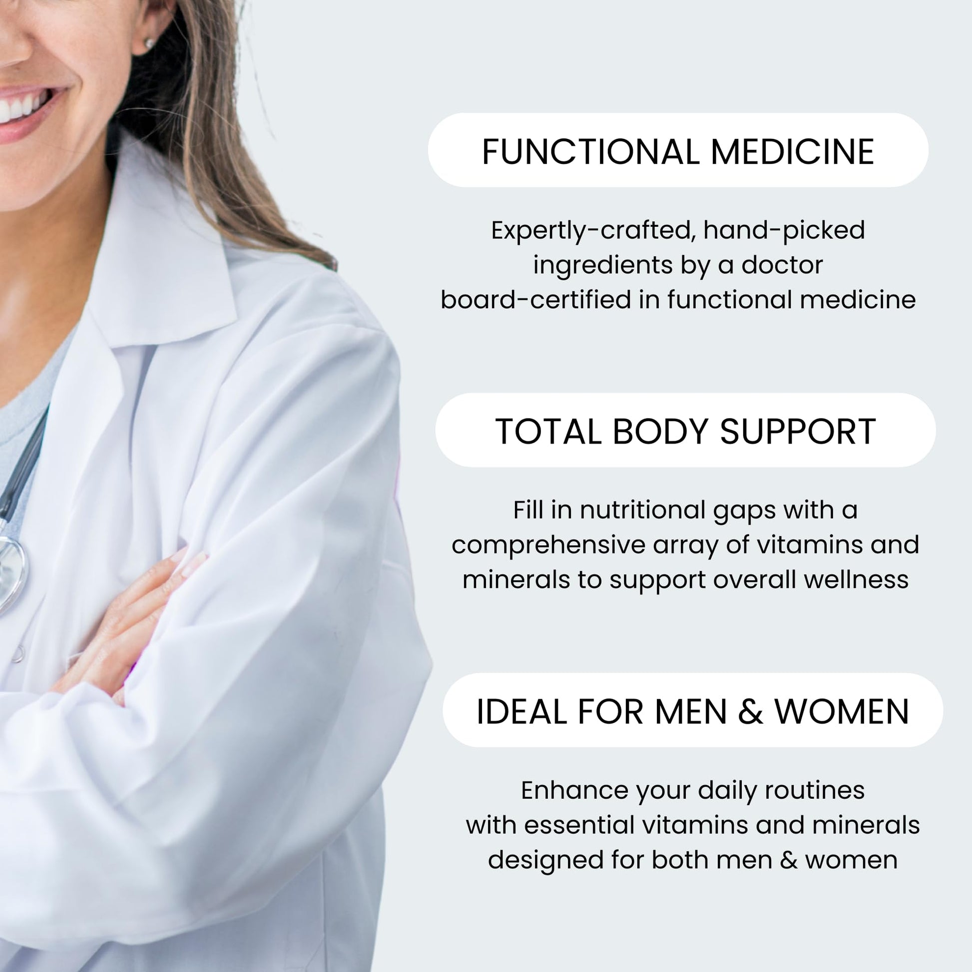 Médico con Sameday Health Multi