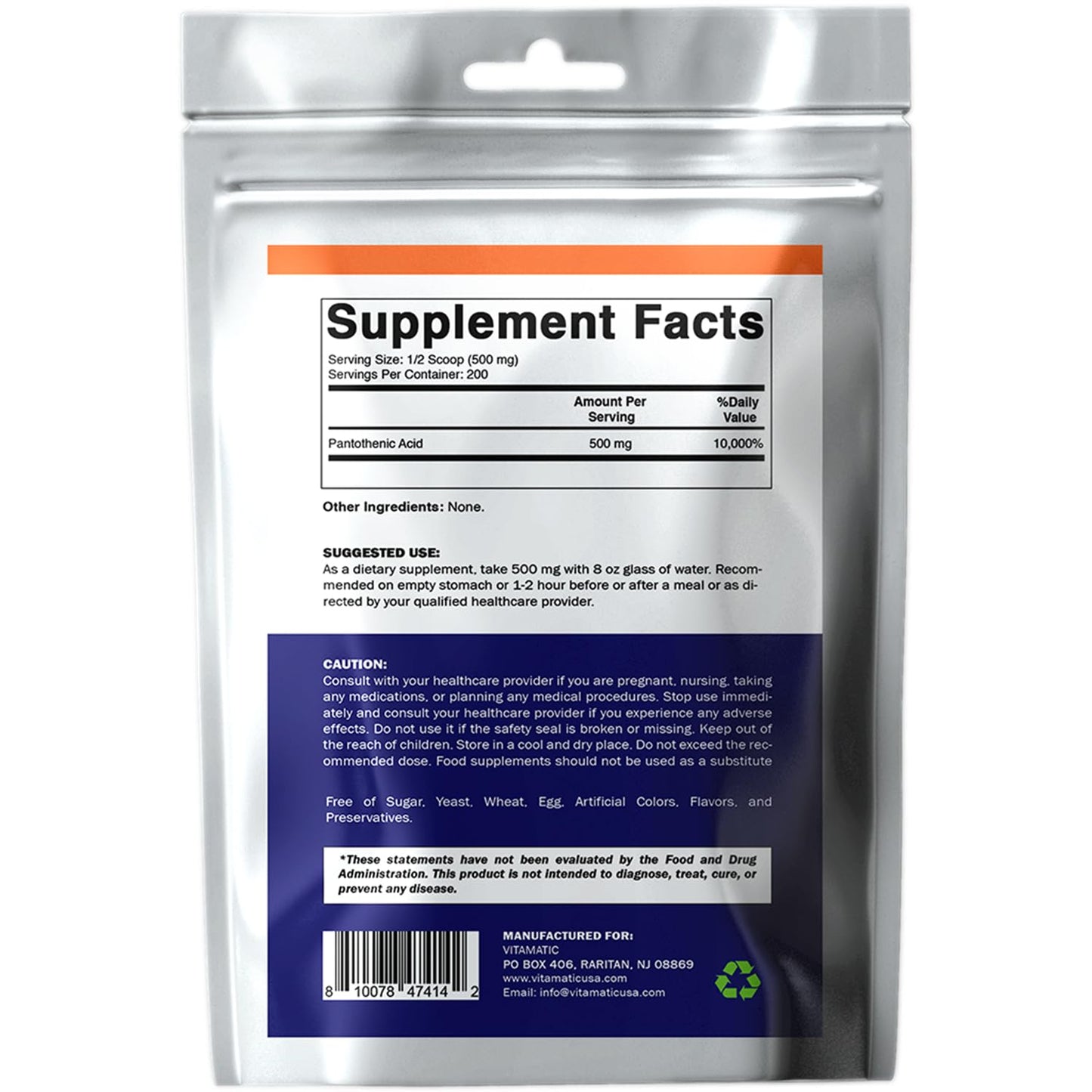Medidor de Vitamatic B5 con polvo suelto