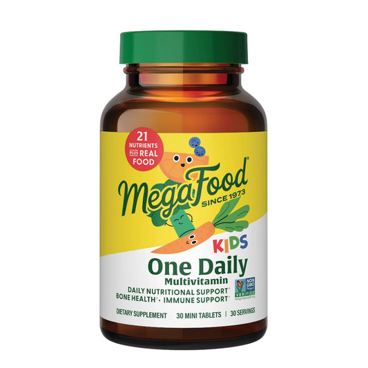 Frasco MegaFood multivitamínico diario para niños