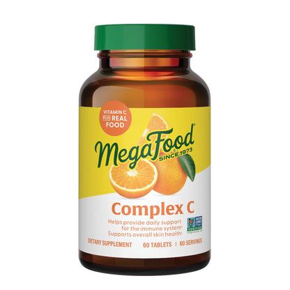 MegaFood Complex C 250mg suplemento botella frontal