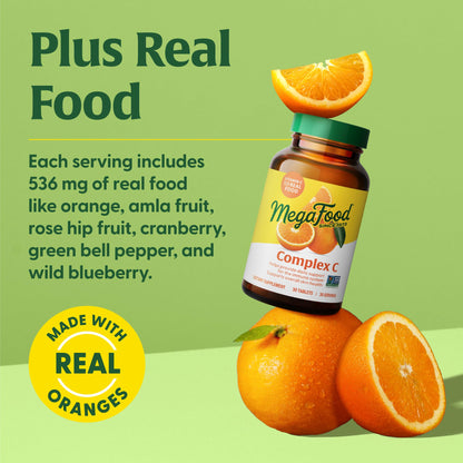 MegaFood Complex C detalles de ingredientes