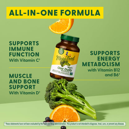 MegaFood One Daily para hombres fórmula integral con apoyo inmunológico