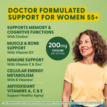 MegaFood formulado por médicos para mujeres 55+