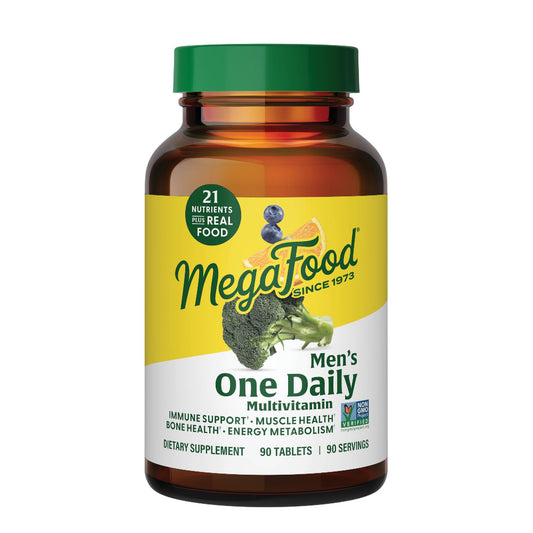 MegaFood multivitamina para hombres botella
