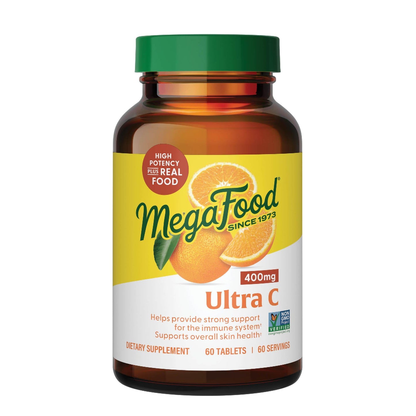 MegaFood Ultra C suplemento vegano vitamina C 400 mg