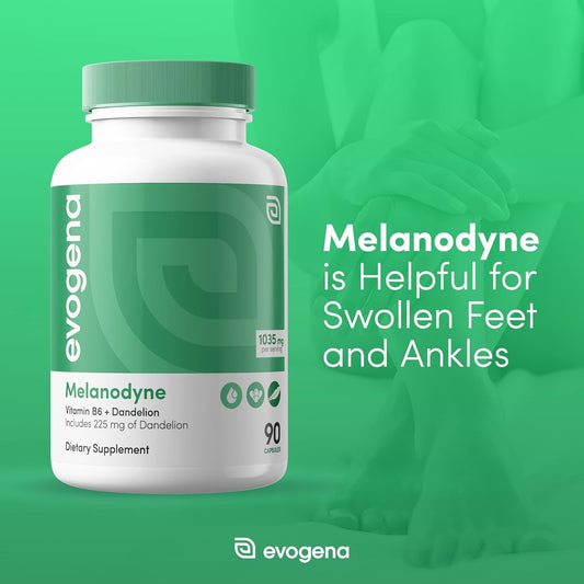 melanodyne suplemento edema reducción líquidos excedentes