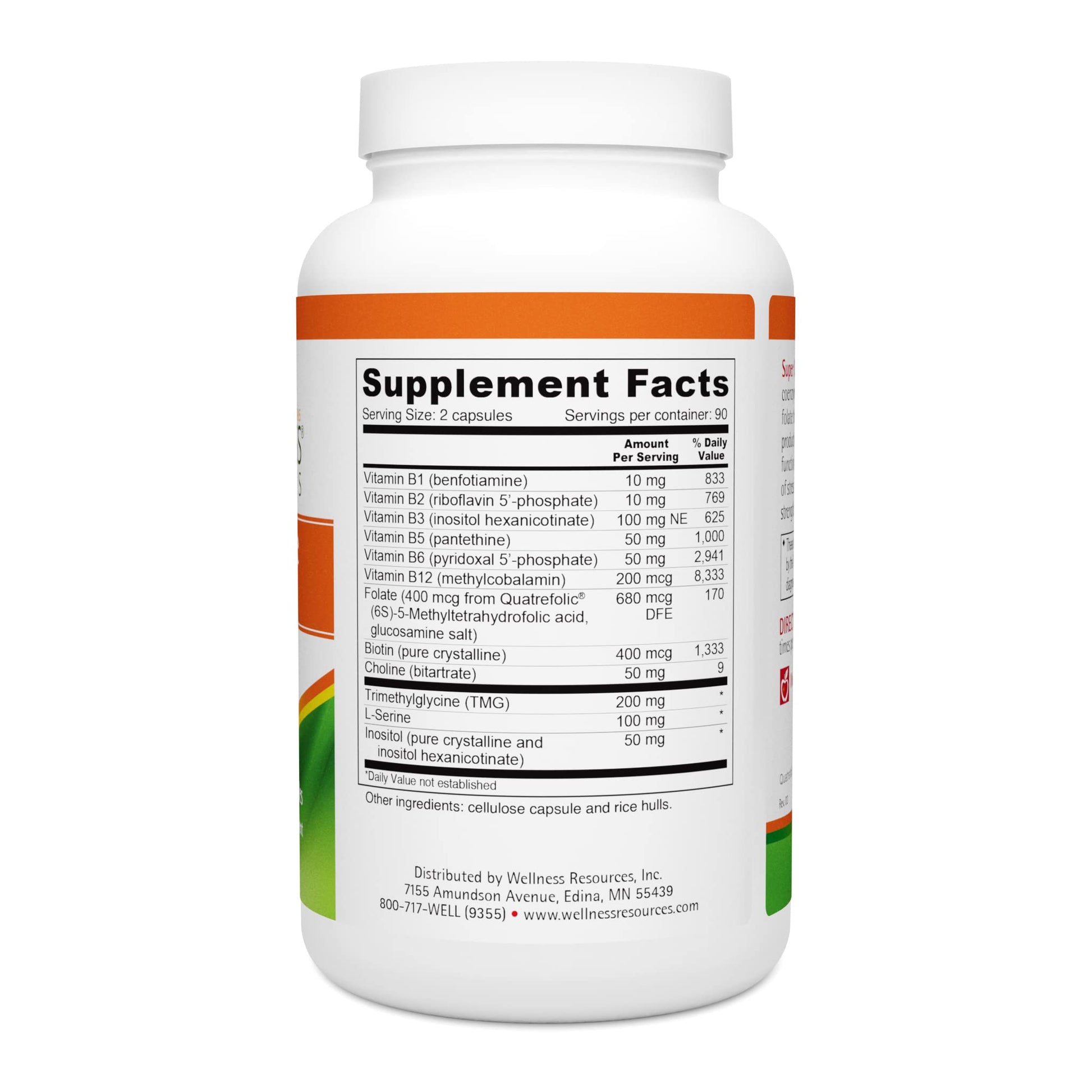 Mensajes detallados suplemento vitaminas b coenzimas alta calidad