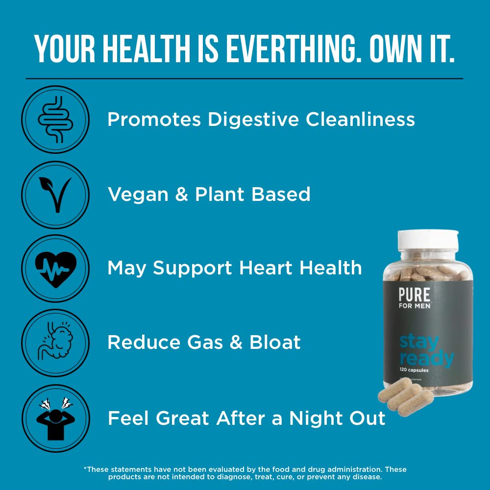 mensajes de salud de Pure for Men