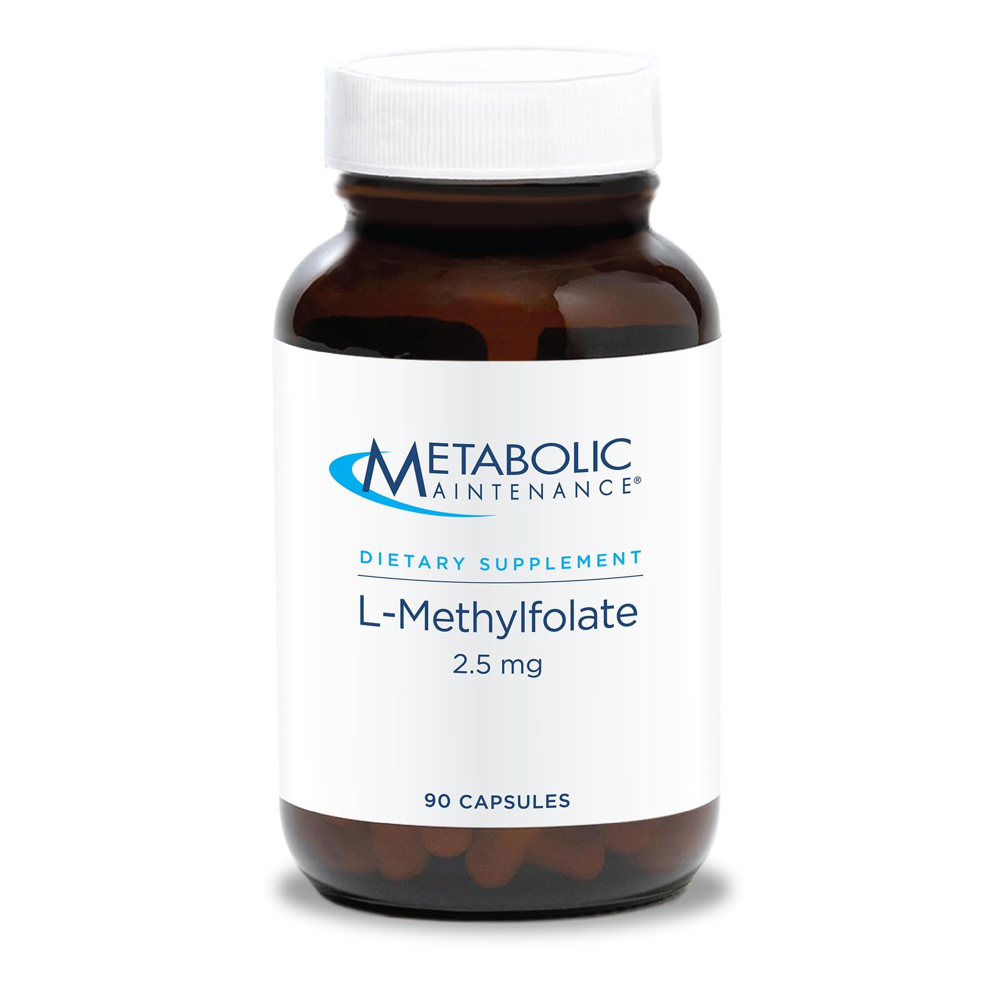 Metabolic Maintenance 5-MTHF L-metilfolato suplemento 2.5mg 90 cápsulas