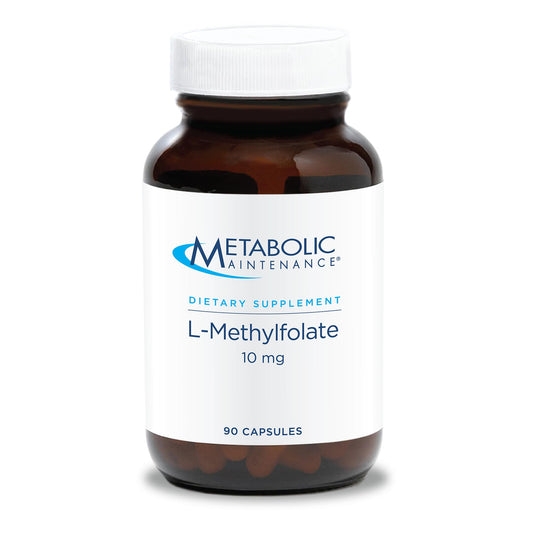 Metabolic Maintenance L-metilfolato 10mg frasco 90 cápsulas