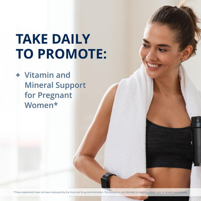 Metagenics Fem Prenatal con vitamina c y biotina para embarazo